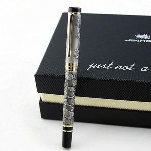 Jinhao 5000 Vintage Luxurious Metal Fountain Pen Beautiful Dragon Texture Carving, Golden Ink For Office Business Pens