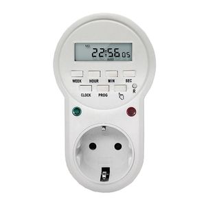 Timers EU/USA/UK Timer Plug Electronic Digital Programmable Socket Switch Energy Saving
