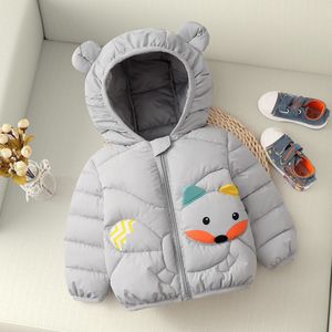 Down Coat Girl Child Down Jacket Parkas Hooded Coats For Kids Boys Jacket For Winter Children Q240507