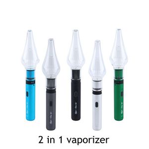 Rengör penna v2 Vaporizer 2 i 1 Startpaket Justerat Batteri 1000mAh Variabel spänning Elektronisk cigarett vax Mod Atomier enhet med presentförpackning