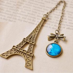 Bookmark 200 PCS Yaratıcı Vintage Eyfel Kulesi Metal Yer İhmleri Kitap Öğe Çocukları Hediyesi Kore Kırtasiye