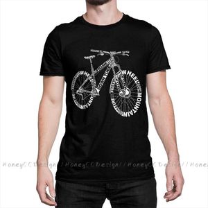 Men s T Shirts Mountain Bike Cycling Bicycle Amazing Cool Print Cotton T Shirt Camiseta Hombre For Men Fashion Streetwear Shirt Gift