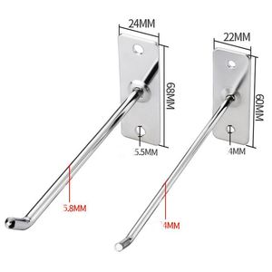 Cestello di montaggio Appendiabiti da parete in metallo Scaffalature per espositori Ganci per mensole Organizzatori sospesi per negozi di telefoni SuperMarket