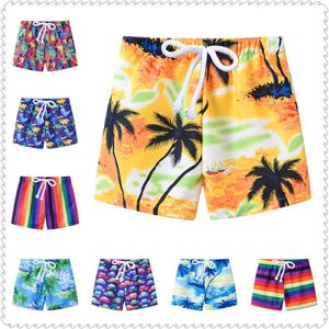 Children Beach Shorts Pants Summer Swim Trunks Coast Baby Boy Pant Sport Casual Hot Kids Harem Pant Girls Floral Panties 2-7Year 210413