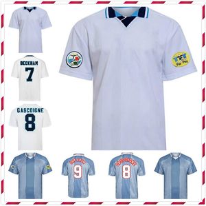 Retro 1995-97 England Soccer Jerseys Shearer Gascoigne Scholes Owen Fowler McManaman Redknapp Vintage Shirt Classic Kit