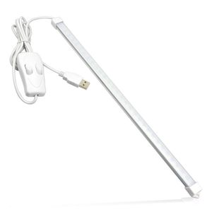 Küchenstörungen großhandel-Streifen cm Tragbare V USB Kabelleistung LED Aluminium Stab starres Streifenband für Schrank Kleiderschrank Kitchen Schreibtisch Licht