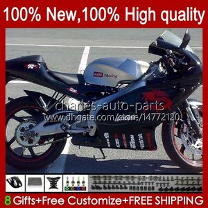 Bodywork para Aprilia RS4 RSV-125 RSV125RR RSV125 36No.157 RSV RS 125 RR 125RR RS-125 1999 2000 2001 2002 03 04 05 Prata RS125 99 00 01 02 2003 2004 2005 Kit de justo