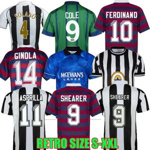 Retro futbol formaları 1984 1986 1988 94 1995 96 97 98 99 05 06 07 Magpies BATTY ASPRILLA BARNES SHEARER Bellamy OWEN klasik futbol forması