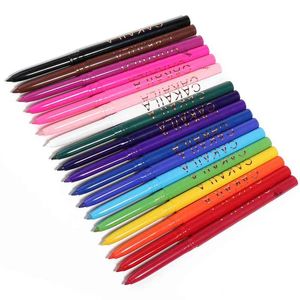 Ny ankomst Cakaila Matt Eyeliner Gel Penna 18 Färger Alternativ Lätt att bära Färgrik Vit Gul Blå Ögonfodral Pen Cream Makeup Kosmetika