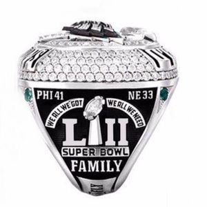 Hurtownia Philadelphia 2017 Eagles World Championship Ring Tide Świąteczne prezenty dla przyjaciół