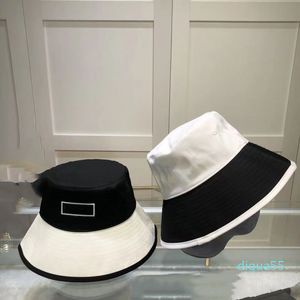 패션 디자이너 고품질 양동이 모자 패션 남자 모자 남자 여자 유니섹스 일종의 어부 모자 흑백 색상 일치