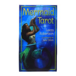 Mermaid Tarot Cards Oracless Divination Deck Board Games English For Family Party Game games individual