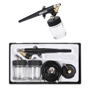 Airbrush Paint Kit High Atomizing Siphon Feed Spray Gun Single Action Air Brush Kit för Makeup Art Målning Tatuering Manikyr