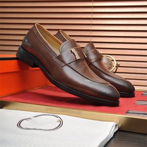 Couro casual sapatos marcas deslizamento na grão de pedra dos homens Genuíno couro liso fita fita masculino respirável mocassim condução de negócios casual