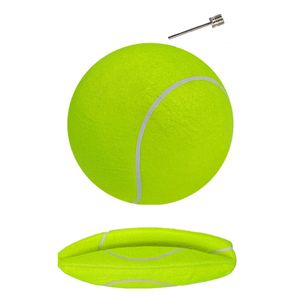 24cm grande bola inflável bola de tênis gigante brinquedo cão de brinquedo