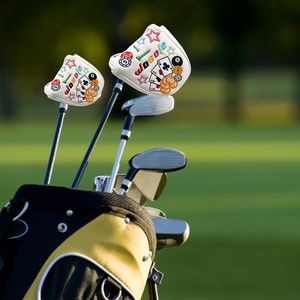 Golf Putter Cover Magnetyczne zamknięcie PU skórzana putter Golf Akcesoria Golf Waterproof Club Cover Protector 0704