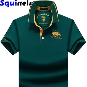 polo shirt short sleeve tshirt summer mens Lapel Loose Large Size Half Sleeve Tshirt Top Mens Clothing 220614