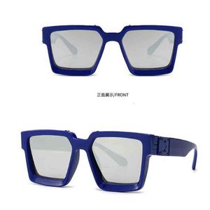 Óculos de sol da marca Kapelus Proteção solar azul quadrada azul para comprimidos de oceano