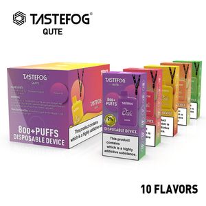 Puff flex 800 träffar 2% 5% puff 800 Sigarette engångsvape e cigarettskidor enhetssatser 850mAh batteri Förfylld 8 ml förångare vaper desechable