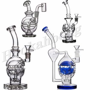 Heady Recycler Glass Bongs Hohbbler Dab Rig Water Pipes Smoking Shisha Accessories