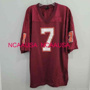 100% zszyty NCAA Virginia Tech Michael Vick 7 Jersey Custom Dowolne nazwisko Numer xs-5xl 6xl Jersey Men Men Youth