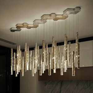 Pendant Lamps Dining room LED Chandelier Lighting Modern Nordic Gold Silver Combinable Chandelier Living Home Decoration Bar Lights V V