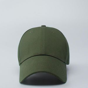 Army Green Baseball Hat Women Outdoors Sun Student Training Sport Hats Hats Men Solid Color Big Sizepeaked Cap 56-64CM