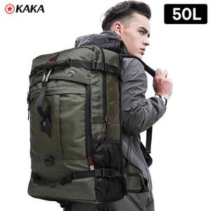 Kaka L Waterproof Backpack Men Women Multifunctional Laptop Backpacks Male Outdoor Luggage Bag Mochilas Best Quality J220620