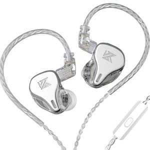 KZ-DQ6 Kulaklık Üç Birim Dinamik Kulak İçi Kulaklıklar HIFI Tel kontrollü gürültü azaltma k Live Game Bas kulaklığı