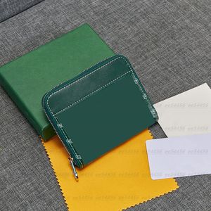 Luxurys designer Top Quality Purse Card Holder äkta läderpasshållare Plånbok Män kvinnors innehavare mynt hela vägg275x