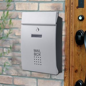 Posta installata su parete Alwasyme cassette postali bloccate verticalmente Porta d'ingresso Porta residenziale Servizio postale Giardino Appartamento T200117