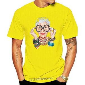 T-shirt da uomo Iris Apfel T-shirt da uomo stampata S-3xl Camicia La moda è la forma definitiva del marchio personale