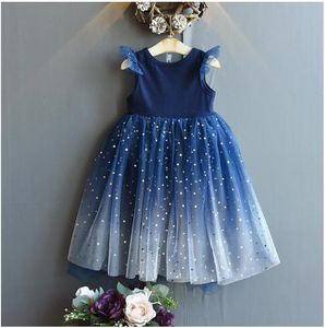 Vestidos de princesa de garotas de boa qualidade, vestidos de princesa, vestido de colete sem mangas, algodão crianças de renda de renda tutu saias da saia de fios de fio 2-7 anos