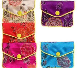 Jewelry Storage Bags Silk Chinese Tradition Pouch Purse Gifts Jewels Organizer