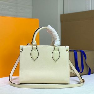 M45659 ONTHEGO small handbag women luxury shoulder bag bicolor embossed designer purse crossbody bags classic totes M45654 M45779 M45653