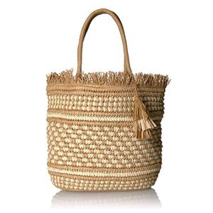 Cheap Wholale High quality beach bag straw basket straw bag