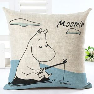 Almofada/travesseiro decorativo fofo animal estampa de animal de urso polar travesseiro traseiro capa de almofada home decoração de sofá covedushion/decorativo