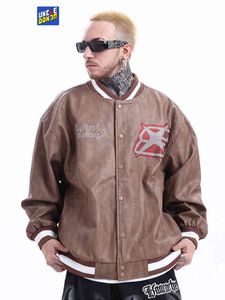UNCLEDONJM winter jacket for men Casual varsity jacket vintage bomber jacket men clothes Outerwear & Coats T220728