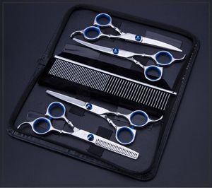 Dog Grooming Pet Scissors Grooming Tool Set Decoration Hair Shears Curved Cat Shearing Hairdressing Supplies