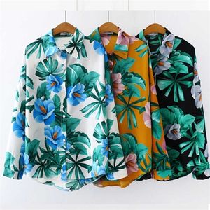 Плюс размер Hawaii Рубашки 3Colors Женские блузские блузки на пляже.