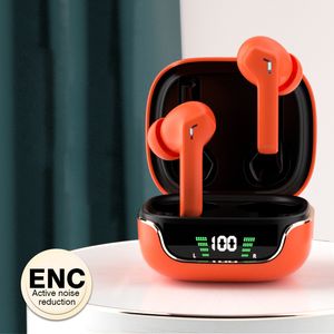 G06 TWS Wireless BT 5.3 Słuchawki ENC Redukcja hałasu Zestaw słuchawkowy Digital Wyświetlacz Gaming Słuchawki