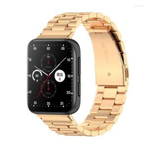 Watch Bands Stainless Steel Watchband For Oppo 2 46MM 42MM Smartwatch Metal Replacement Strap WristStrap Accessories Bracelet Belt Deli22