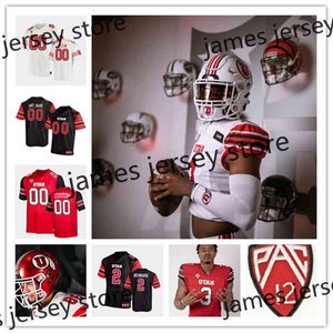 XFLSP College Mens Personalizado Utah Football Jersey 70 Jackson Barton 16 Nygel King 69 Lo Falemaka 23 Julian Blackmon 6 Bradlee Anae 97 Matt Gay 33 Mitch