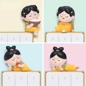 Creative Gift Home Cartoon Kindergarten Children's Room Wall Decorations Wall Decoration Resin Switch Stickers