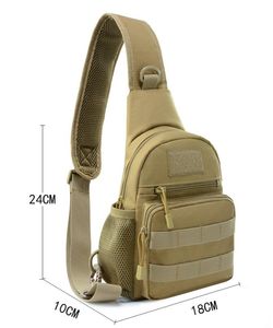 Military Tactical Sling Chest Bags Waterproof Shoulder Pack Molle Tactical CrossBody Army Messengers Bag outdoor sports travel bags