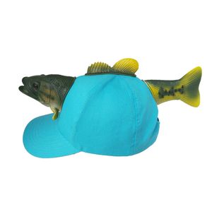3D Balık Şapkası Kadınlar ve Erkek Kış Hayvanat Bahçesi Seyahat Kız Çocuk Karikatür Visor Moda Beyzbol Hip Hop Özel Kapak Noel Hediyesi 220817