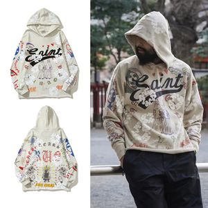 Graffiti Sweatshirt Hoodies Mannen Vrouwen Hip Hop Trui Print Hoode Losse Lange Mouwen Top Kwaliteit Truien