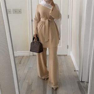 Eid Mubarak Kaftan Dubaya Abaya Turkey Muslim Fashion Hijabドレスセット