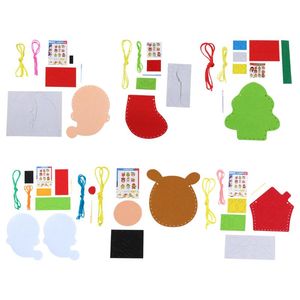 Gift Wrap 6pcs Craft Sewing Bag Christmas Kit Children BagGift