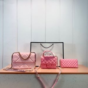 Tre borse combinate designer di lusso 5A di alta qualità primo amore in polvere borsa a tracolla monospalla da donna ascella portamonete da banchetto